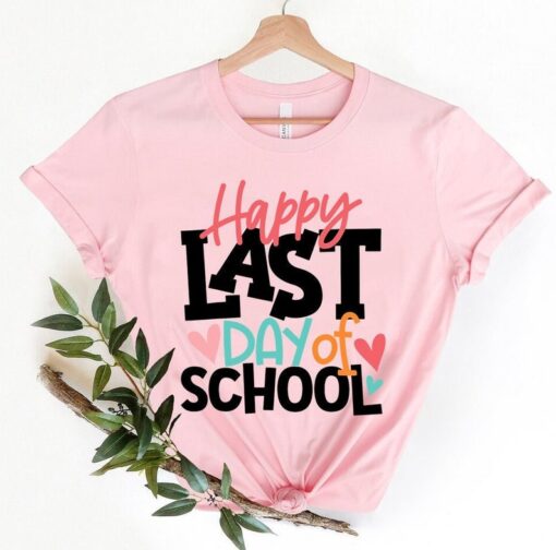 Last Day Of School Retro Shirt, Funny Teacher T-Shirt, End Of School Tee,