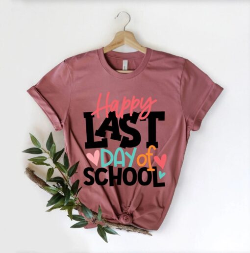 Last Day Of School Retro Shirt, Funny Teacher T-Shirt, End Of School Tee,