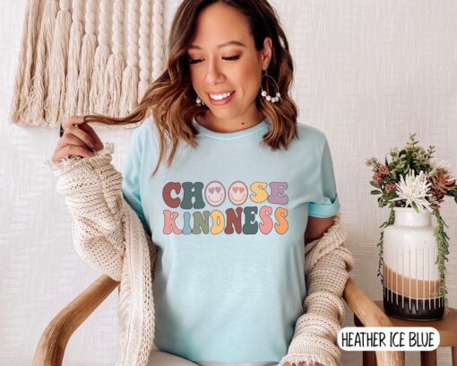 Choose Kindness shirt, Retro Teacher T-shirt, Cute Teacher shirt