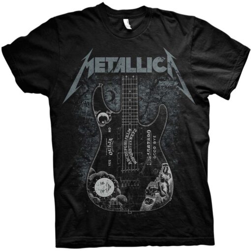 METALLICA Hammett Ouija Guitar Slim Fit T-shirt