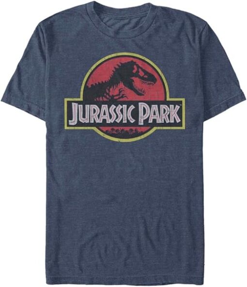 Jurassic Park Men's Classic Movie Logo T-Shirt