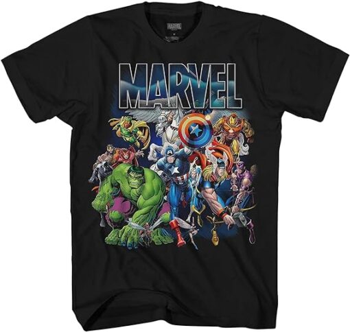 Marvel with Wings Adult Men's Graphic T-Shirt