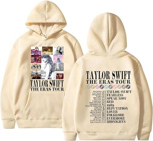 𝘛𝘢𝘺𝘭𝘰𝘳 1989 Hoodies for Women - Oversized Crewneck 1989 Sweatshirt Long Sleeve Concert Outfit 2023 trendy