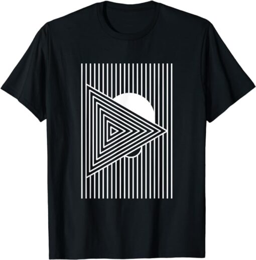 Aesthetic Summer Fashion Minimalist Abstract Art Geometric T-Shirt