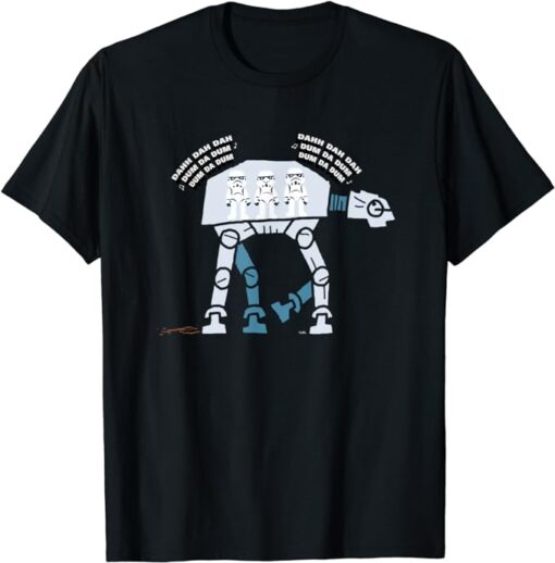 Star Wars Imperial Stormtroopers AT-AT Imperial March Funny T-Shirt