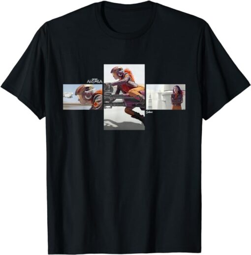 Star Wars Ahsoka Part One Sabine Wren Speeder Bike Chase T-Shirt