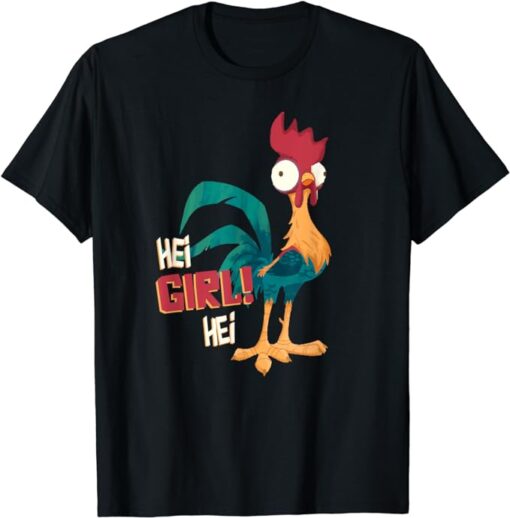 Disney Moana Hei Hei Chicken Hei Girl Hei T-Shirt