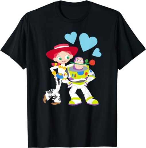 Disney and Pixar’s Toy Story Buzz and Jessie Valentine’s Day T-Shirt