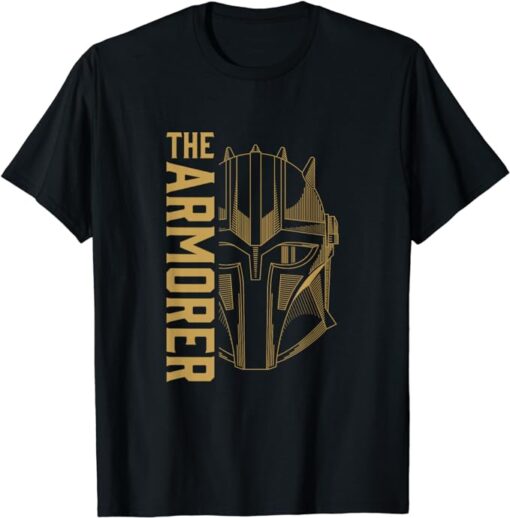 Star Wars: The Mandalorian The Armorer Title Icon Logo T-Shirt