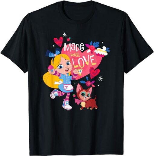 Disney Alice’s Wonderland Bakery Made with Love Valentine’s T-Shirt