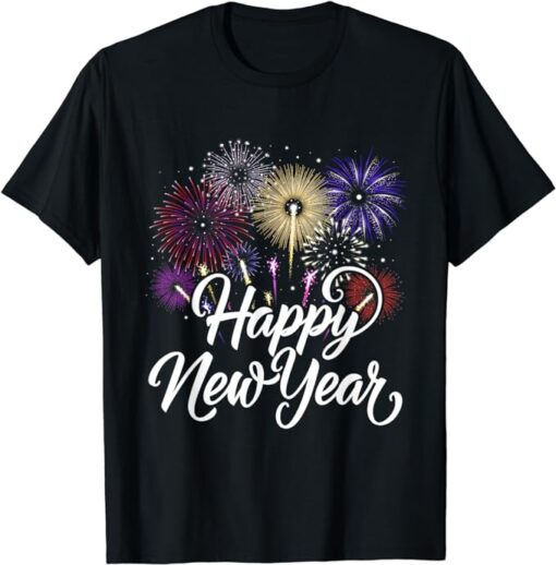 New Years Eve Party Supplies NYE 2024 Happy New Year T-Shirt