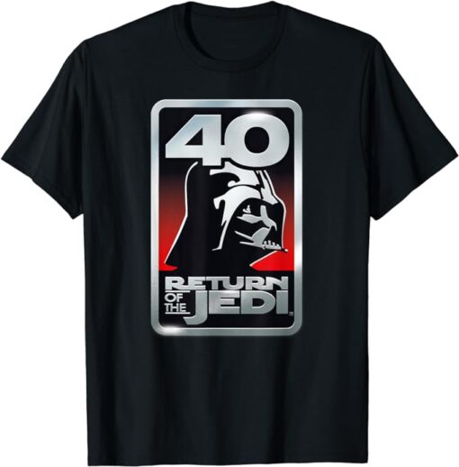 Star Wars Return of the Jedi 40th Anniversary Vader Logo T-Shirt