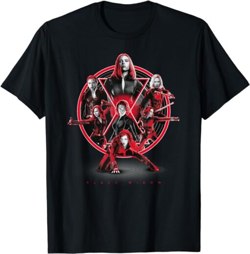 Marvel Avengers Black Widow Multiplied T-Shirt