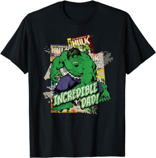 Marvel Hulk Incredible Dad Father's Day T-Shirt