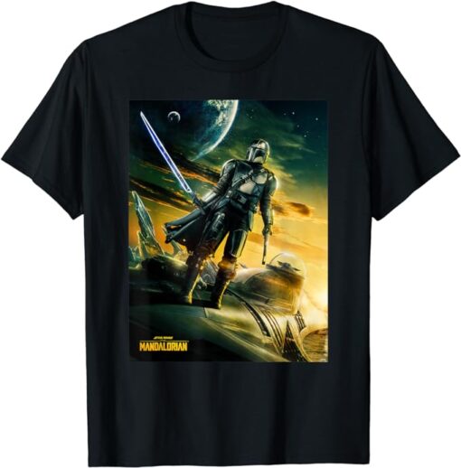 Star Wars The Mandalorian Season 3 Poster Design T-Shirt