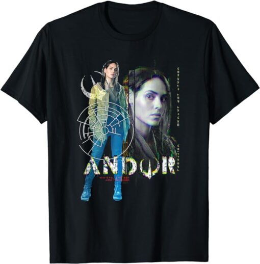 Star Wars: Andor Rebel Glitch Poster T-Shirt