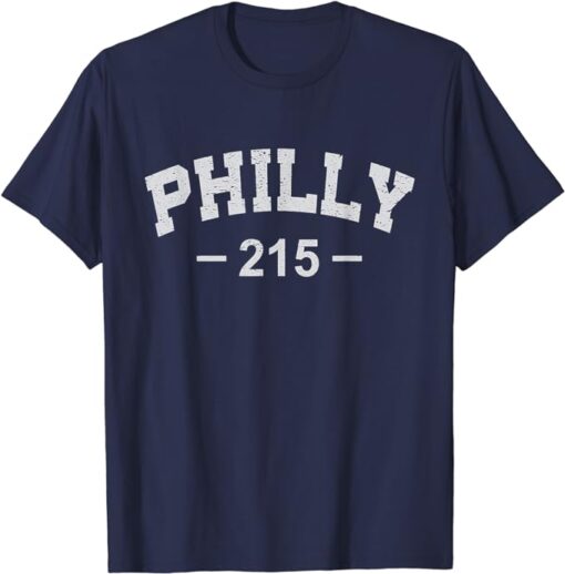 Philly 215 T-Shirt Retro Vintage Shirt Gift Men Women Kids T-Shirt