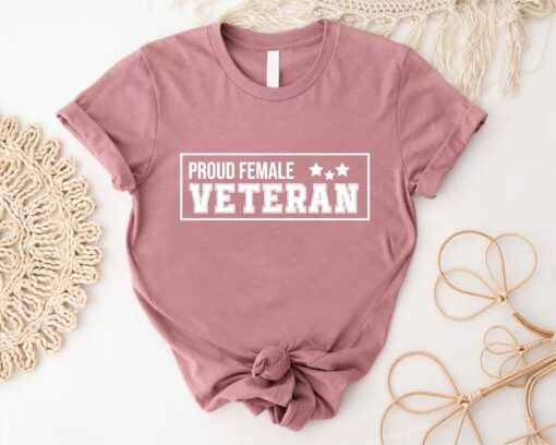 American Girl Shirt, Proud Female Veteran Tshirt, Strong Women Shirt, Gift for Her, Feminist Tee, Gift for Women