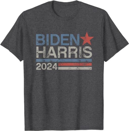 Biden Harris 2024 Retro Vintage Distressed Design T-Shirt