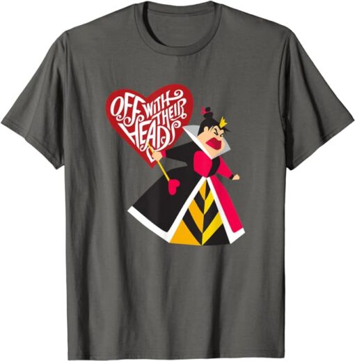 Alice in Wonderland Queen of Hearts Off with Their Heads T-Shirt