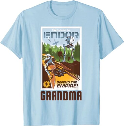 Star Wars Welcome to Endor Matching Family GRANDMA T-Shirt T-Shirt