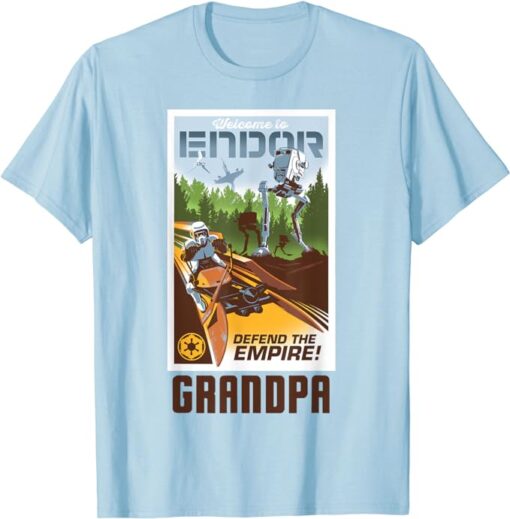 Star Wars Welcome to Endor Matching Family GRANDPA T-Shirt T-Shirt