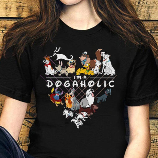 Disney Dogs Shirt, Disney Dogaholic Women Shirt, Dog Mom Who Loves Disney, Disney Inspired, Stitch