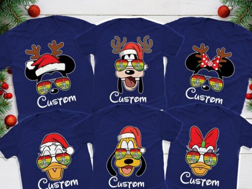 Disney Family Christmas Shirts, Disney Christmas matching shirts, Disney Family shirts