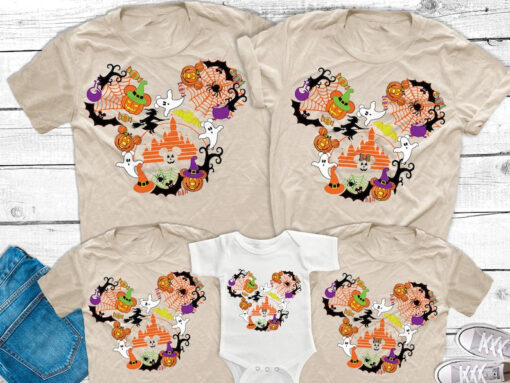 Disney Halloween Family Shirts, Disney Halloween matching shirts, Disney Halloween Shirts