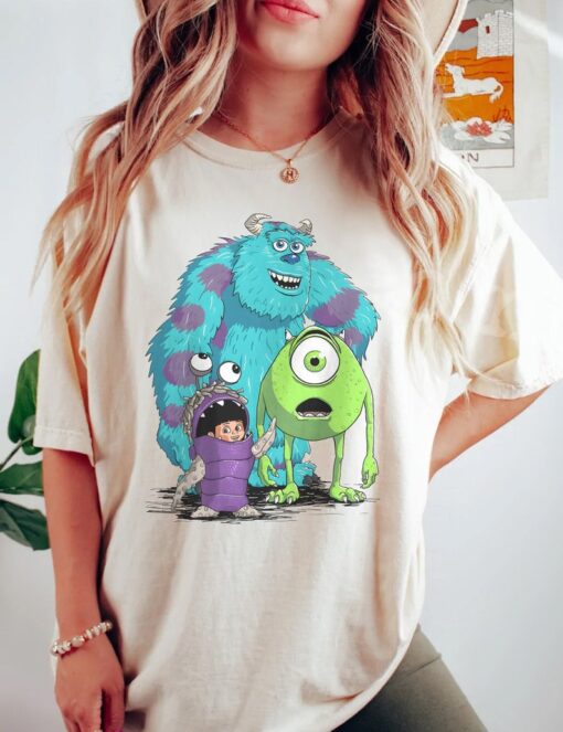 Disney Monster Inc Comfort Colors Shirt, Monster Inc Shirt, Monsters University Shirt, Disney Family Trip Shirt