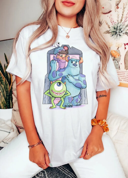 Disney Monster Inc Comfort Colors Shirt, Retro Monster Inc Shirt, Monsters University Shirt