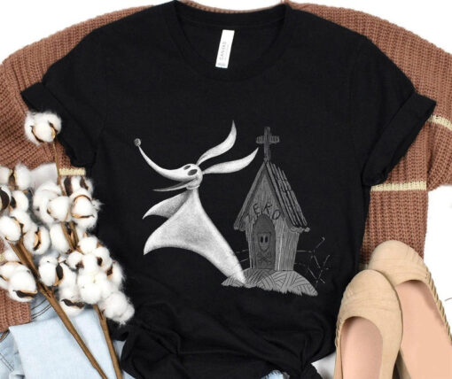 Disney The Nightmare Before Christmas Zero Dog House T-Shirt, Jack Skellington Shirt