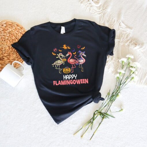 Happy Halloween Flamingo Shirt,Happy Flamingoween Sweatshirt,Ghostface Valentine Shirt,Halloween Gift