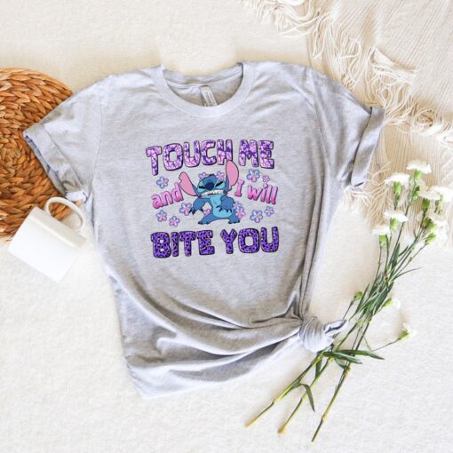 Stitch Shirt, Touch Me And I Will Bite You Shirt, Disney Stitch Shirt, Lilo And Stitch, Disney Movie Shirt, Family Shirt, Gifts For Her