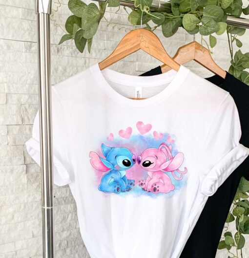 Stitch and angel unisex t-shirt Disney t-shirt, Disney fashion, Disney clothes, Disney tops