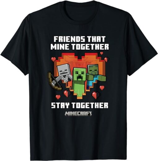 Valentine's Day Friends That Mine Together Mobs T-Shirt