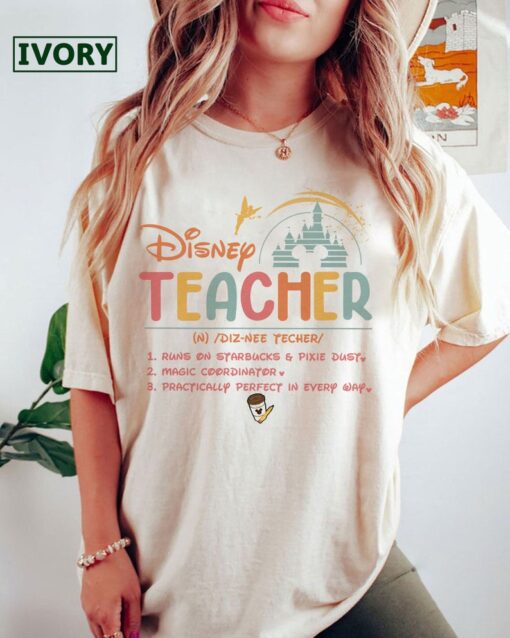 Disney Teacher Definition Shirt, Teach Love Inspire Shirt, Mickey Teacher Shirt, Disney Teacher Shirt, Back To School Shirt