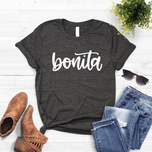 Bonita Shirt ∙ Spanish Tshirt ∙ Latina Shirts ∙ Bonita Tshirt ∙ Latina Shirt ∙ Latina Power ∙ Morena Shirt ∙ Softstyle