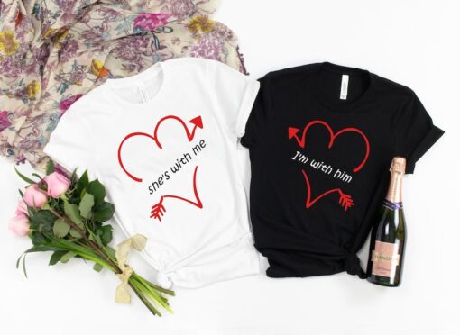 Valentines Day Shirt,Valentine's Day Gifts Shirt,Couple Valentines Shirt,Heart Shirt,His & Hers,Matching Tee ,Wedding Gift ,Anniversary Gift