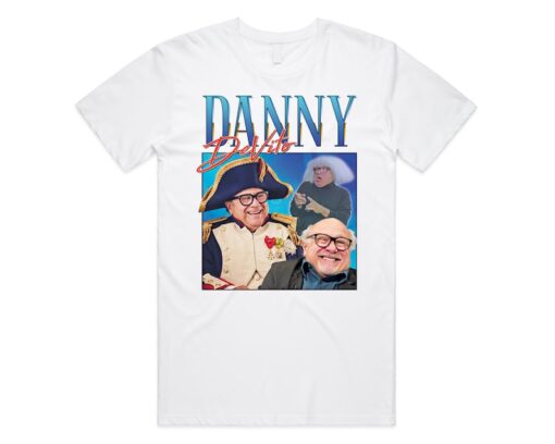 Danny DeVito Homage T-Shirt Tee Top US Movie Director Film Icon Retro 80's 90's Vintage Funny Gift