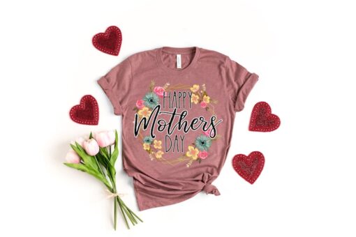 Floral Happy Mother’s Day Shirt, Mom Life Shirt, Mother’s Day Gift, Mother’s Day Shirt, Mother Shirt, Mama Shirt, Mother, Happy Mother’s Day