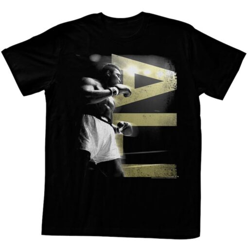 Muhammad Ali Blue Black Adult T-Shirt