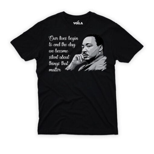 Martin Luther King Jr Shirt For Men, MLK Day Women V Neck Shirt, Black Lives Matter Shirt For Kids, Black History Month Tee Unisex MLK Shirt