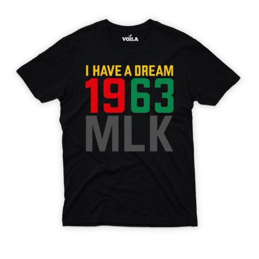 Martin Luther King Jr Shirt For Men, MLK Day Women V Neck Shirt, Black History Shirt For Kids, BLM Shirt, Unisex I Have A Dream Shirt