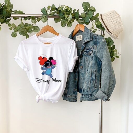 Stitch Disney Mode T-Shirt, Disney Vacation Shirts, Couple Matching Shirts, Disney Trip Shirt, Disney Anniversary Outfit, Valentine Gift