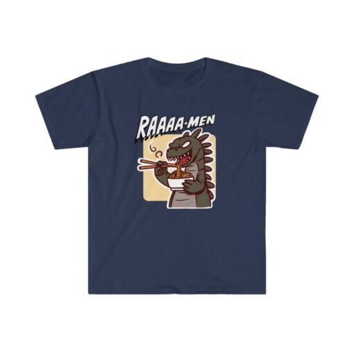 Godzilla Ramen Kawaii Shirt, Graphic Godzilla Ramen Shirt, Funny & Cute Anime Shirt, Japanese Shirt, Anime Gift