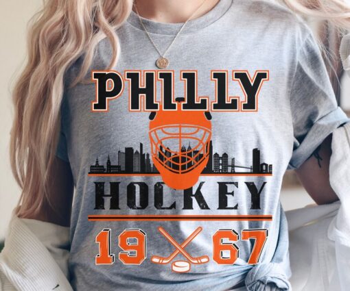 Vintage Styled Philadelphia Hockey T Shirt | Philadelphia Shirt | Philly Hockey Tshirt | Philadelphia TShirt