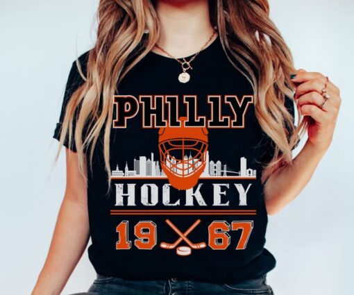 Vintage Styled Philadelphia Hockey T Shirt | Philadelphia Shirt | Philly Hockey Tshirt | Philadelphia TShirt