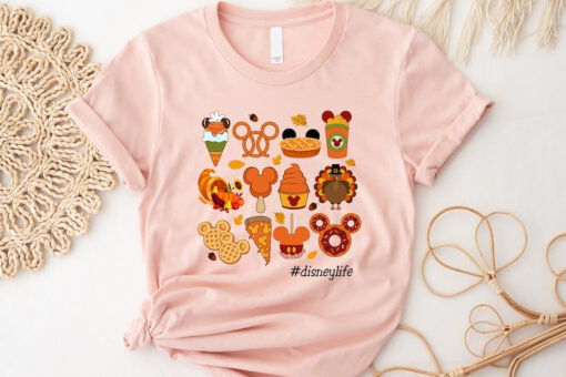 Disney Fall T-Shirt, Disney Thanksgiving Shirt, Family Disney Matching Kids Shirt, Fall Disney gift, Fall Mickey t-shirt