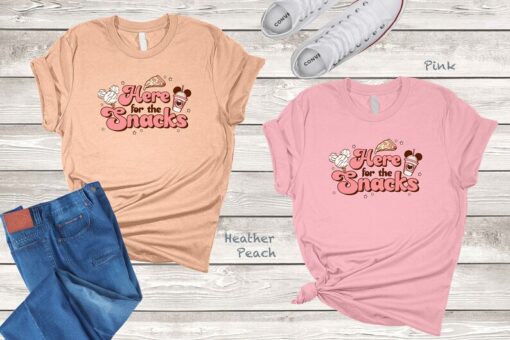 Here For The Snacks,Disney Valentine Shirt, Valentine Snacks Shirt